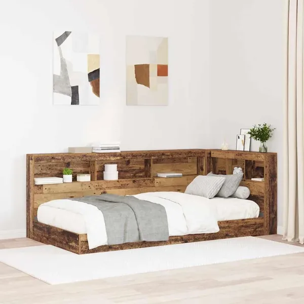 Tête de lit de rangement Bois Ancien 90 cm Bois d'ingénierie