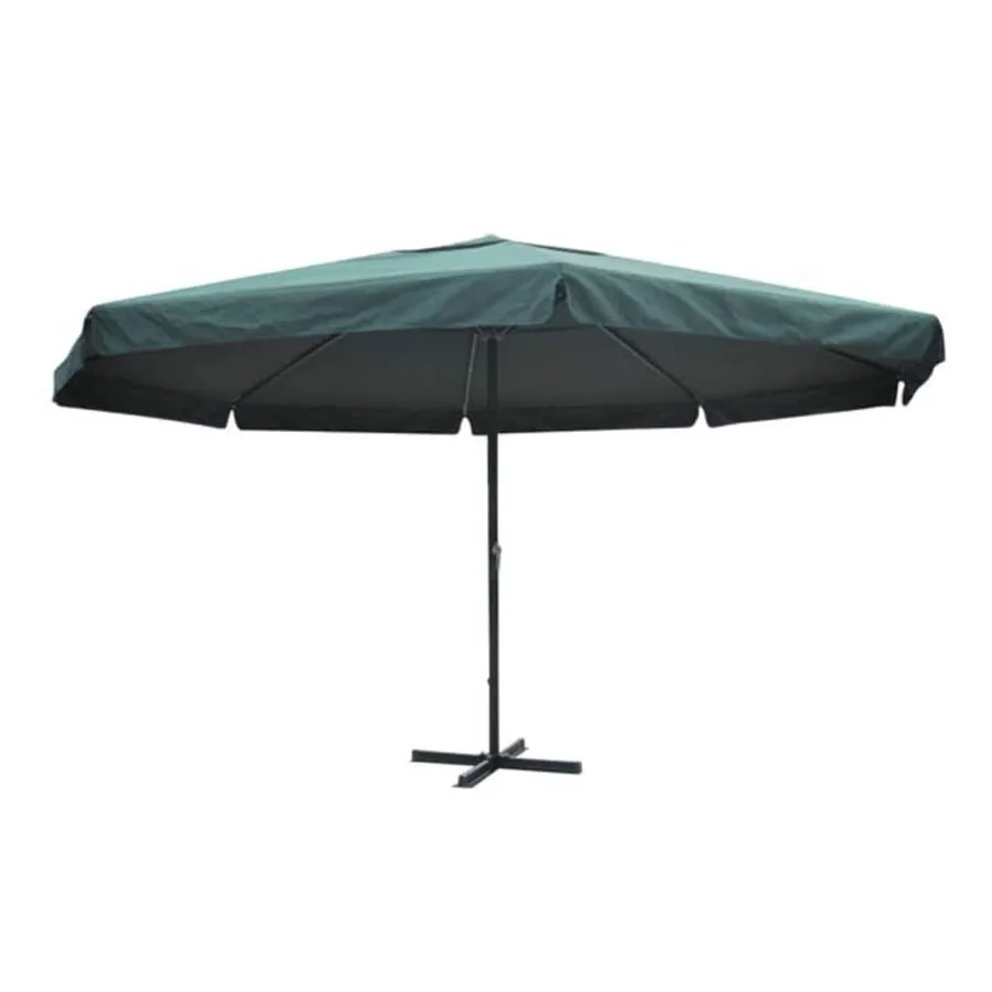 Parasol vert aluminium 500 cm - 2
