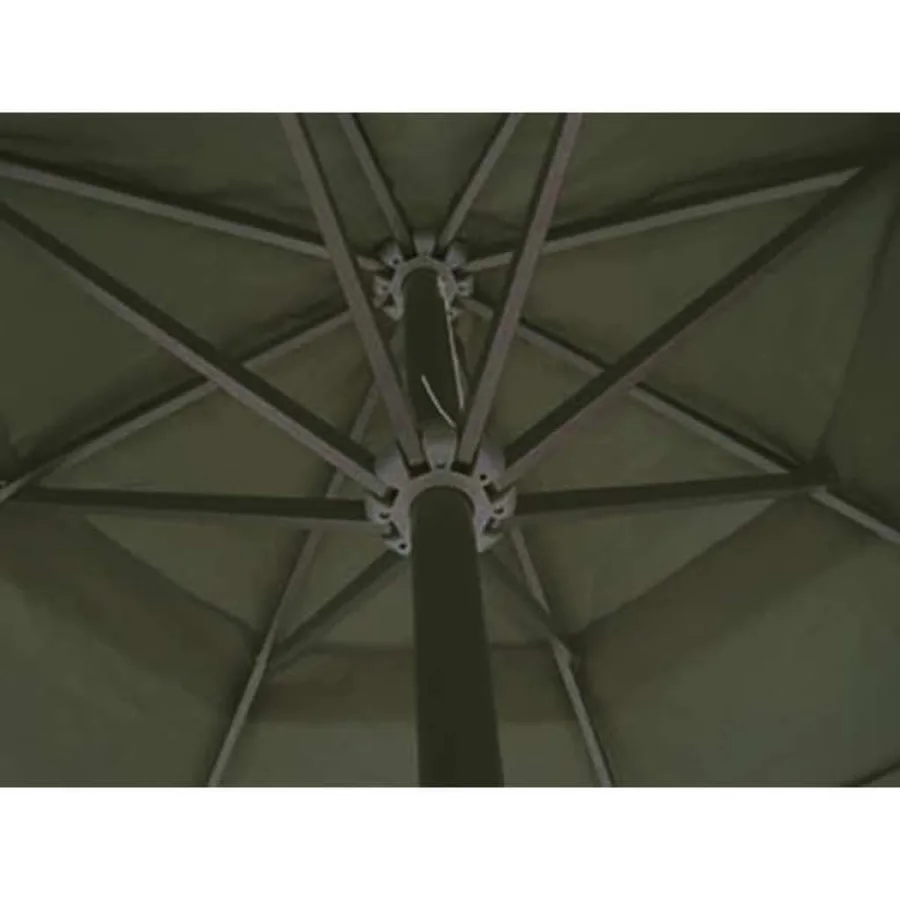 Parasol vert aluminium 500 cm - 3