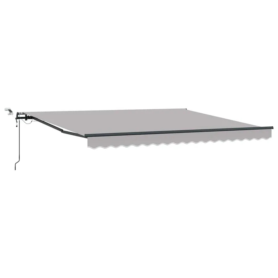 Auvent rétractable Gris clair 400 × 300 cm Polyester - 2