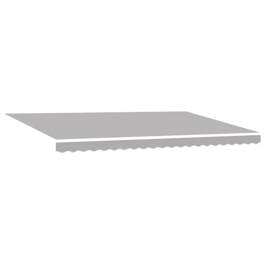 Auvent rétractable Gris clair 500 × 300 cm Polyester - 5