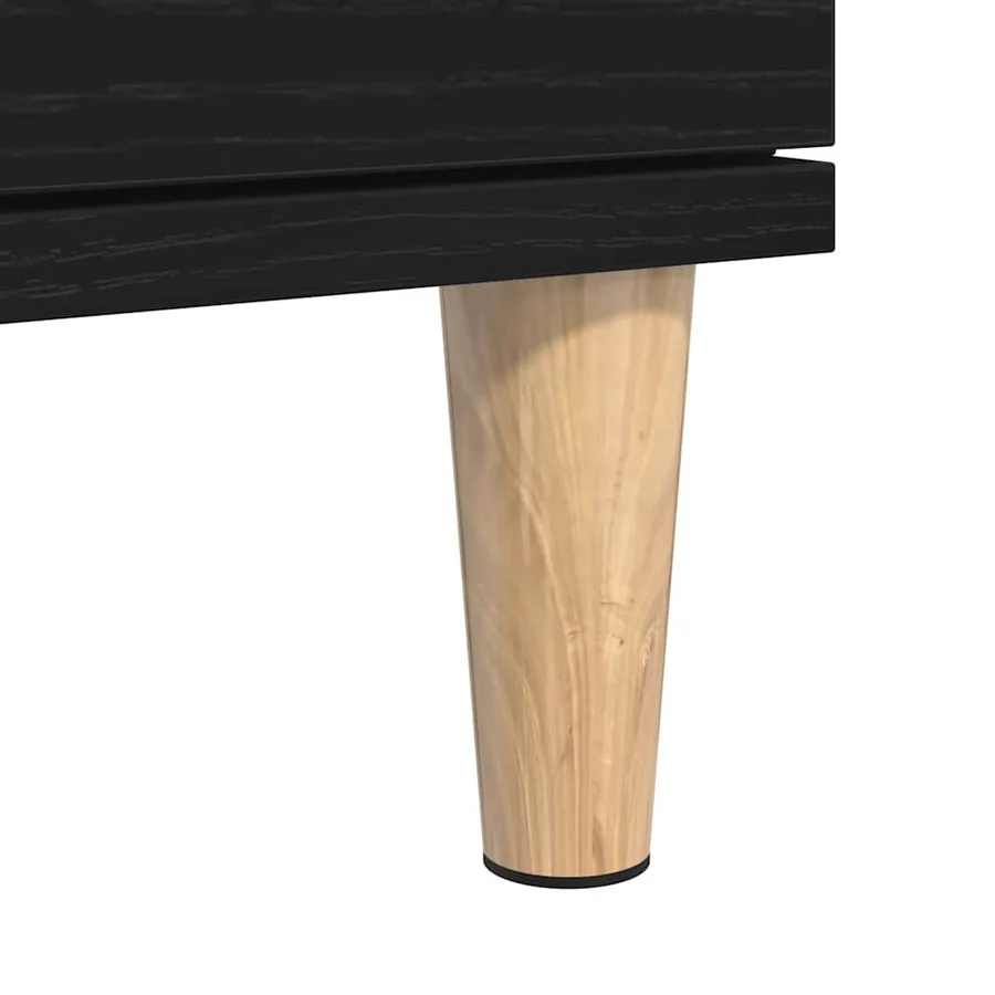 Buffet avec tiroir Chêne noir 60 x 35 x 70 cm Bois d'ingénierie - 8