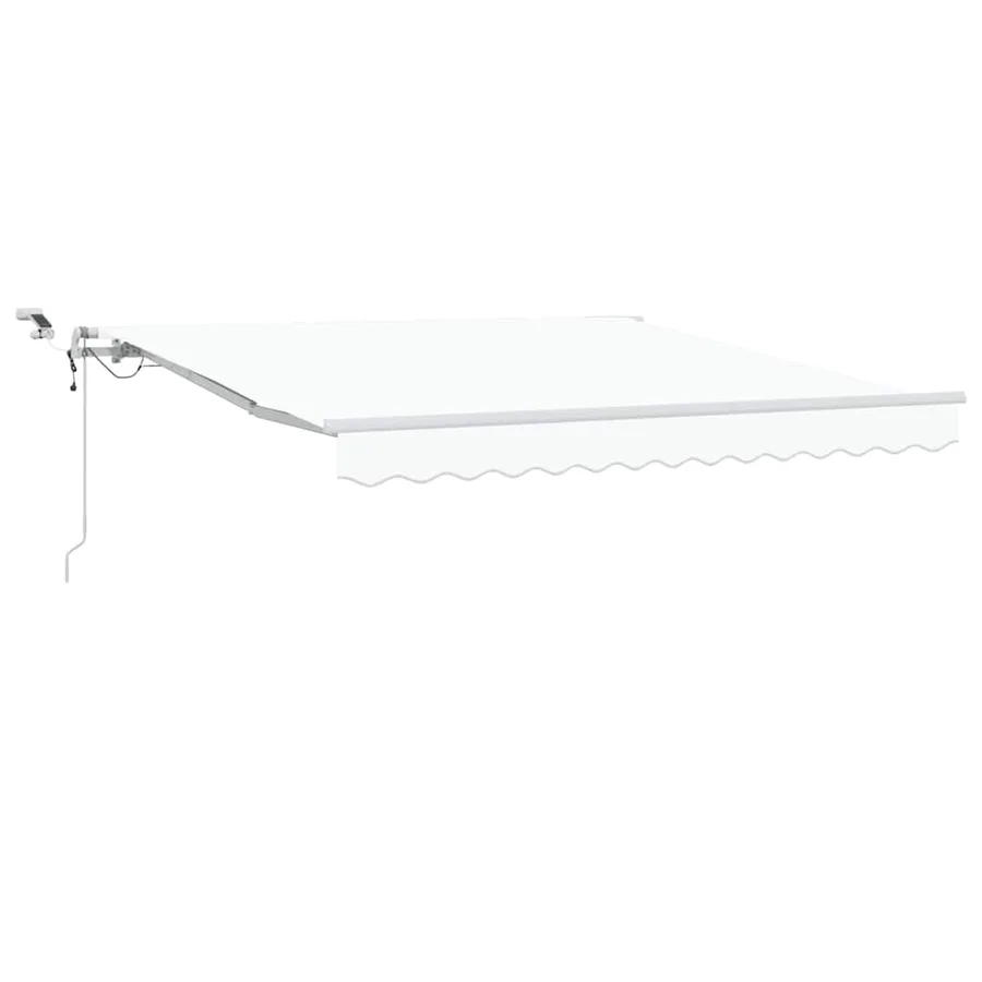 Auvent rétractable Blanc 350 x 250 cm Polyester - 2