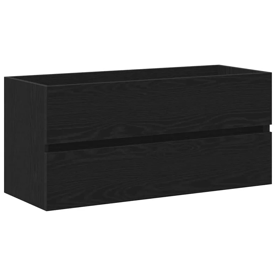 Meuble de Lavabo de Salle de Bain Chêne noir 90 x 39 x 62 cm - 6