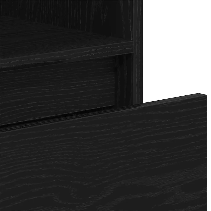 Bibliothèque Chêne noir 36 x 30 x 171 cm Bois d'ingénierie - 10