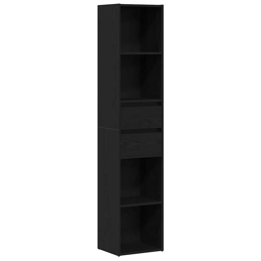 Bibliothèque Chêne noir 36 x 30 x 171 cm Bois d'ingénierie - 2