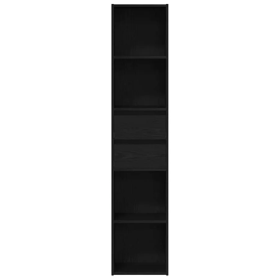 Bibliothèque Chêne noir 36 x 30 x 171 cm Bois d'ingénierie - 7