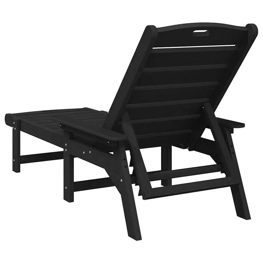Transat Noir 195,5 x 53 x 98,5 cm HDPE - 6