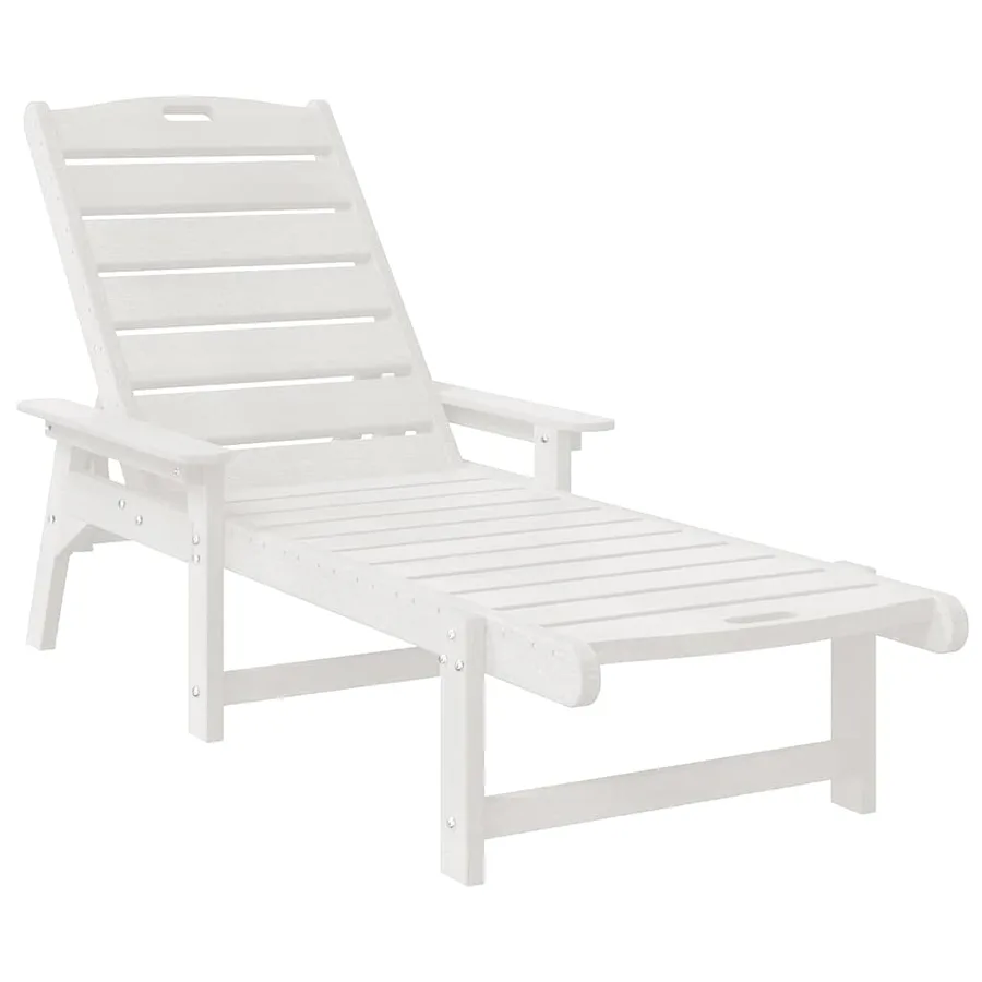 Transat 2 pcs Noir 195,5 x 53 x 98,5 cm Polyéthylène - 13