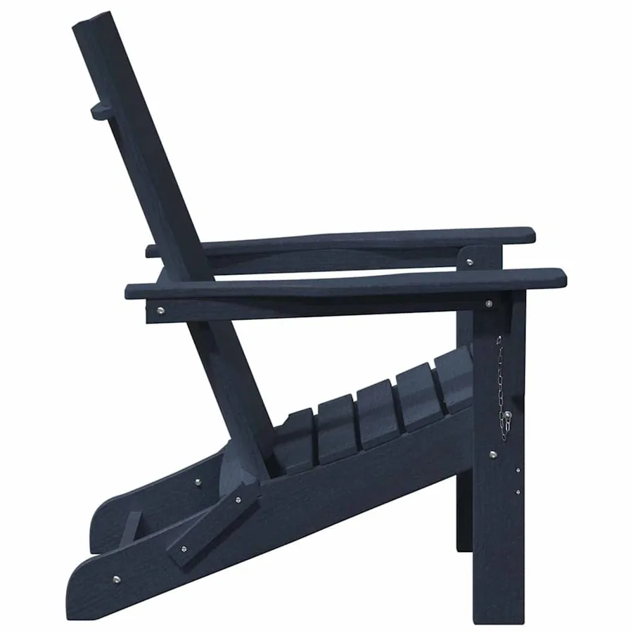 Chaise Adirondack pliante Bleu marine 80,5 x 74,5 x 92 cm HDPE - 5