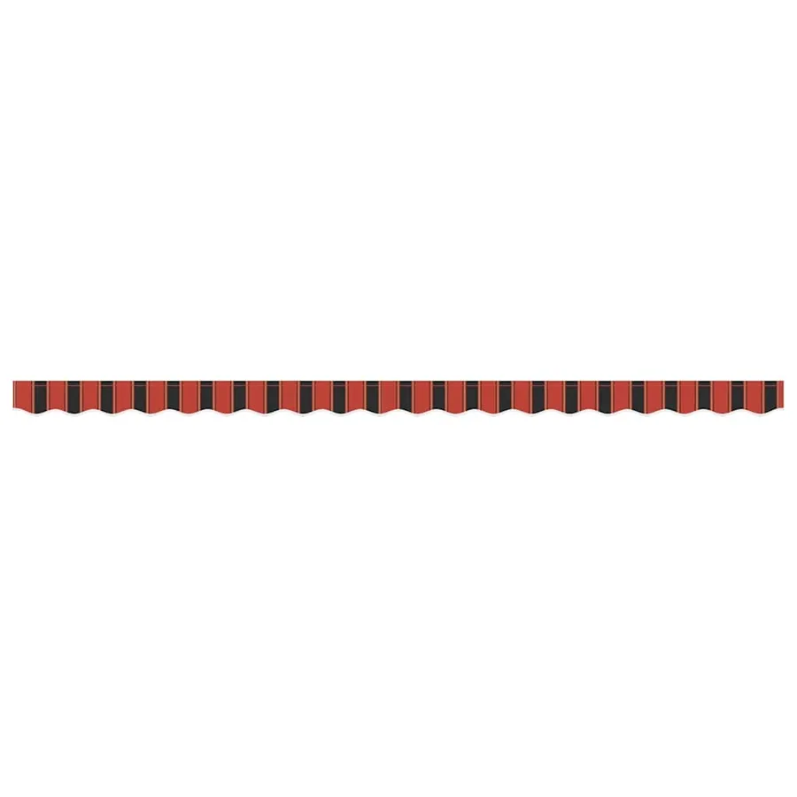 Remplacement de lambrequin Orange / Noir / Jaune 4,5 m Polyester - 4