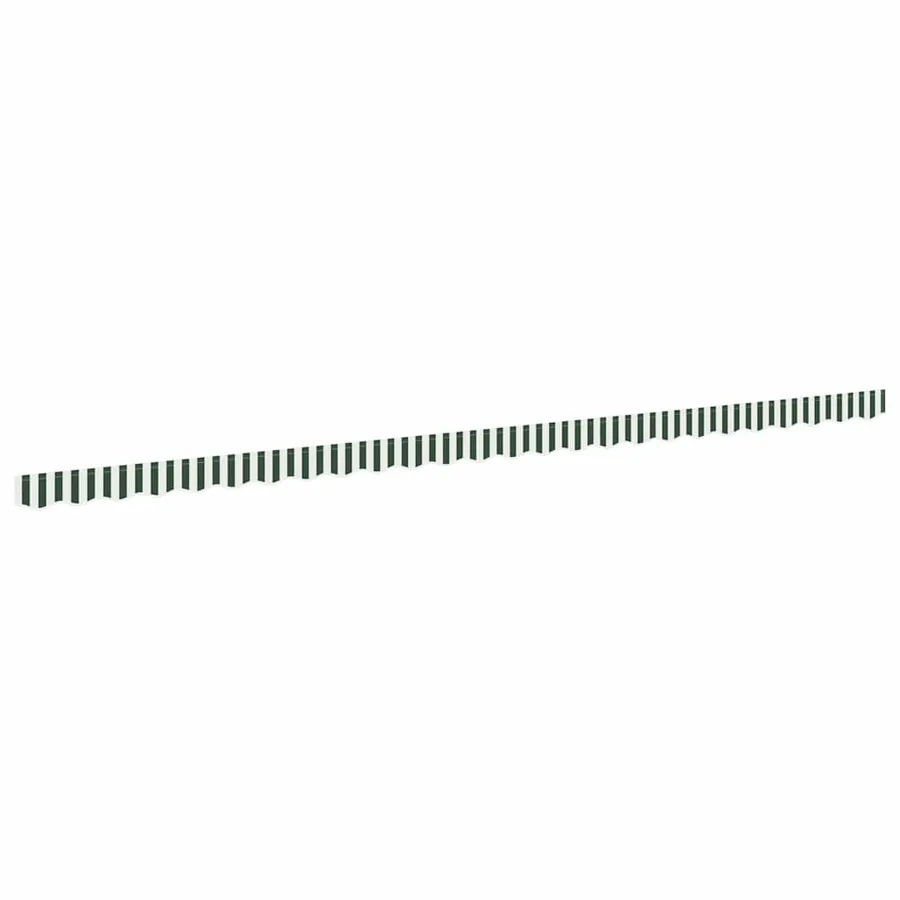 Remplacement de lambrequin Vert et blanc 6 m Polyester - 2