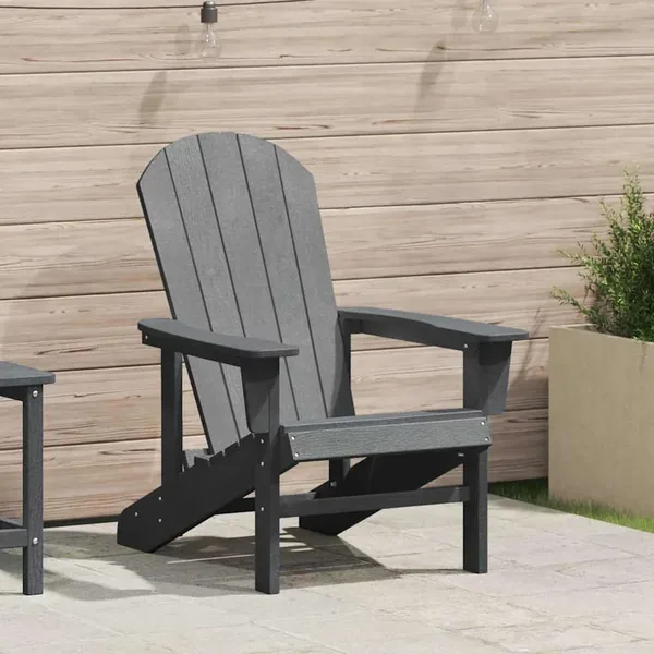 Chaise Adirondack Gris clair 82 x 74 x 92 cm HDPE