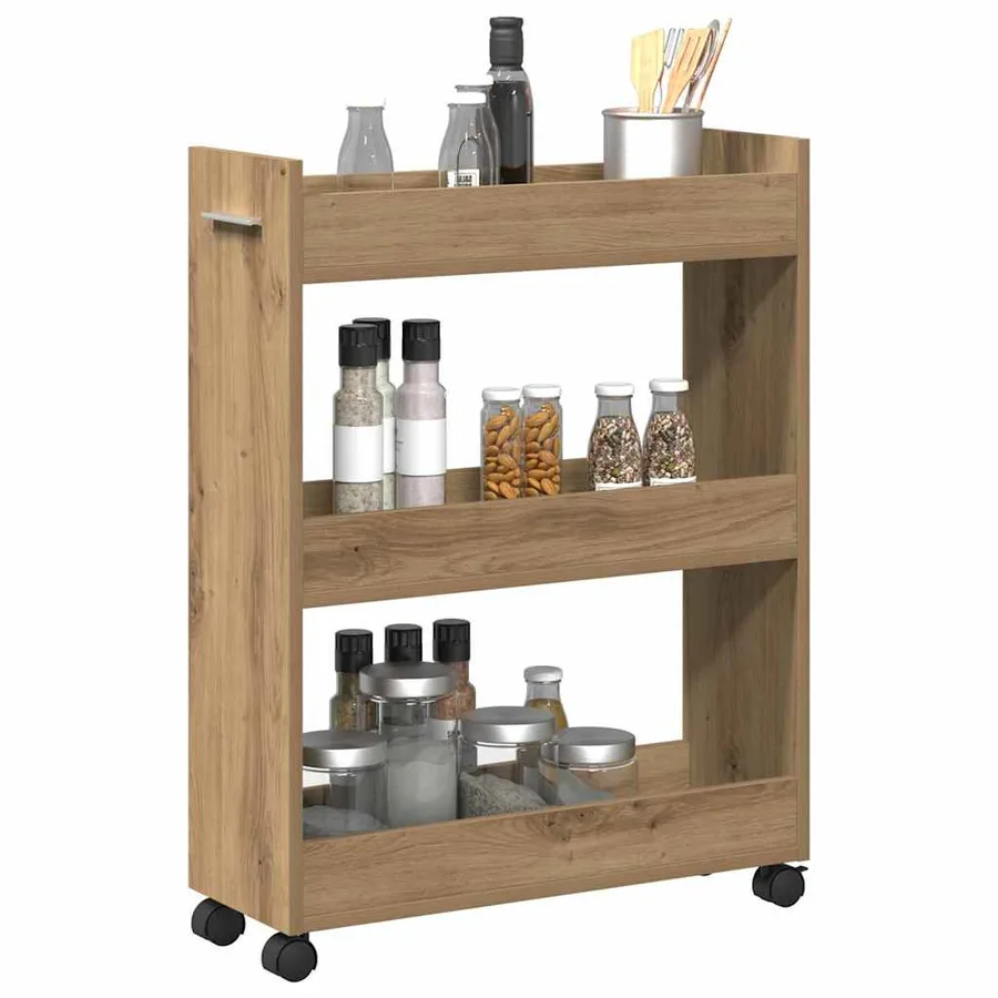 Armoire 60 x 22 x 79 cm Chêne artisanal - 3