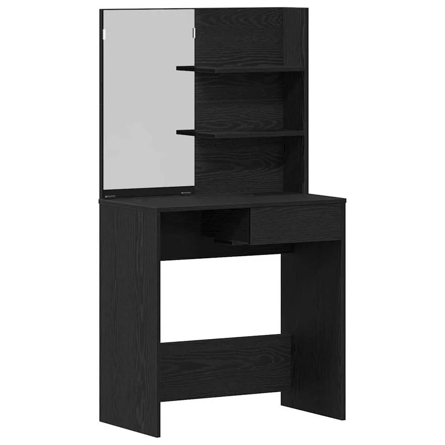 Ensemble de Coiffeuse 2 pcs Chêne noir Bois d'ingénierie - 6