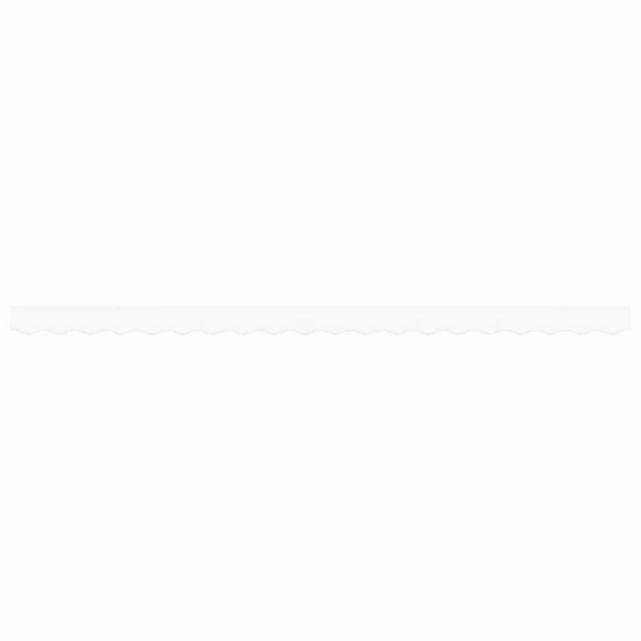 Remplacement de lambrequin Blanc 4,5 m Polyester - 4