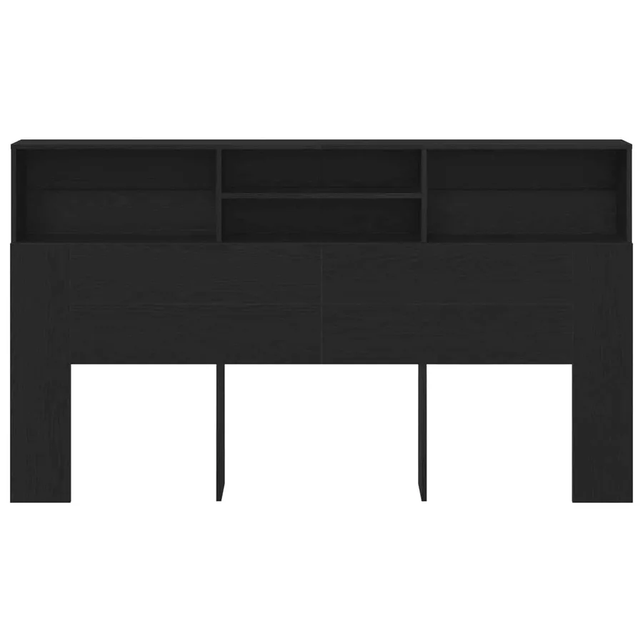 Cabinet de Tête de Lit Chêne noir 180 x 19 x 103,5 cm - 5