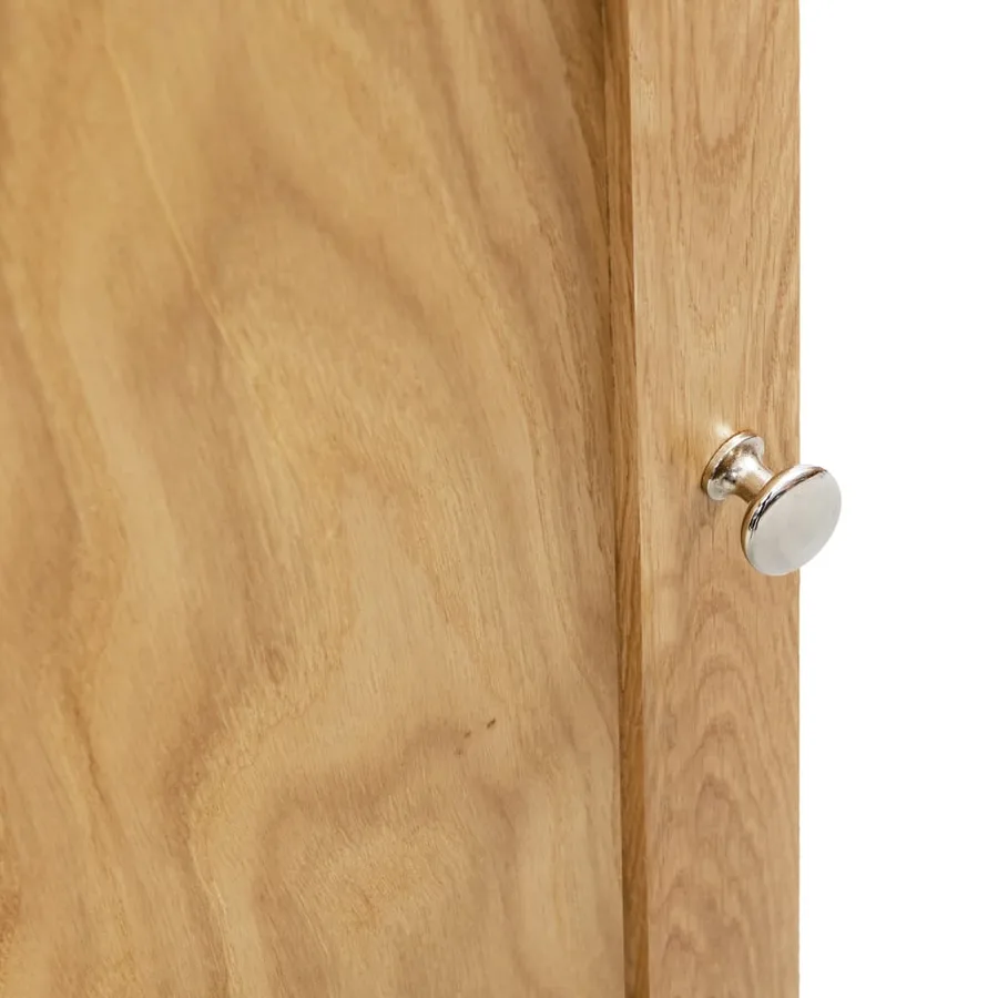 Armoire d'angle 59x36x180 cm Bois de chêne massif - 6