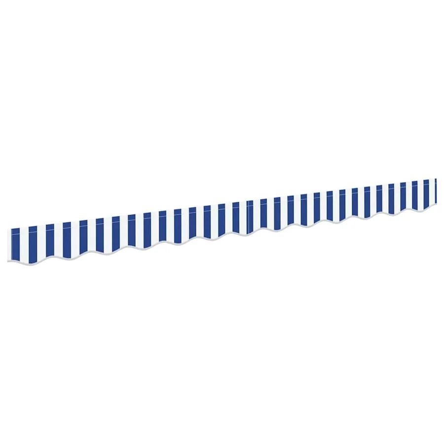 Remplacement de lambrequin Bleu et Blanc 2,5 m Polyester - 2