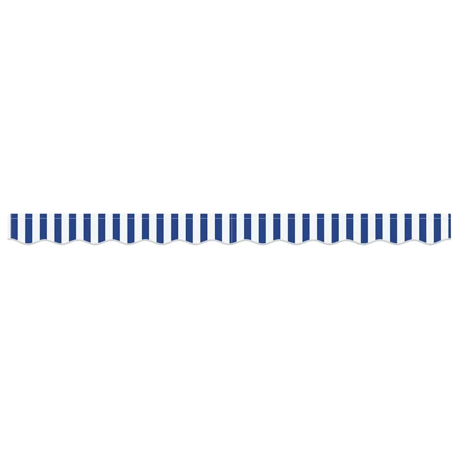 Remplacement de lambrequin Bleu et Blanc 2,5 m Polyester - 4