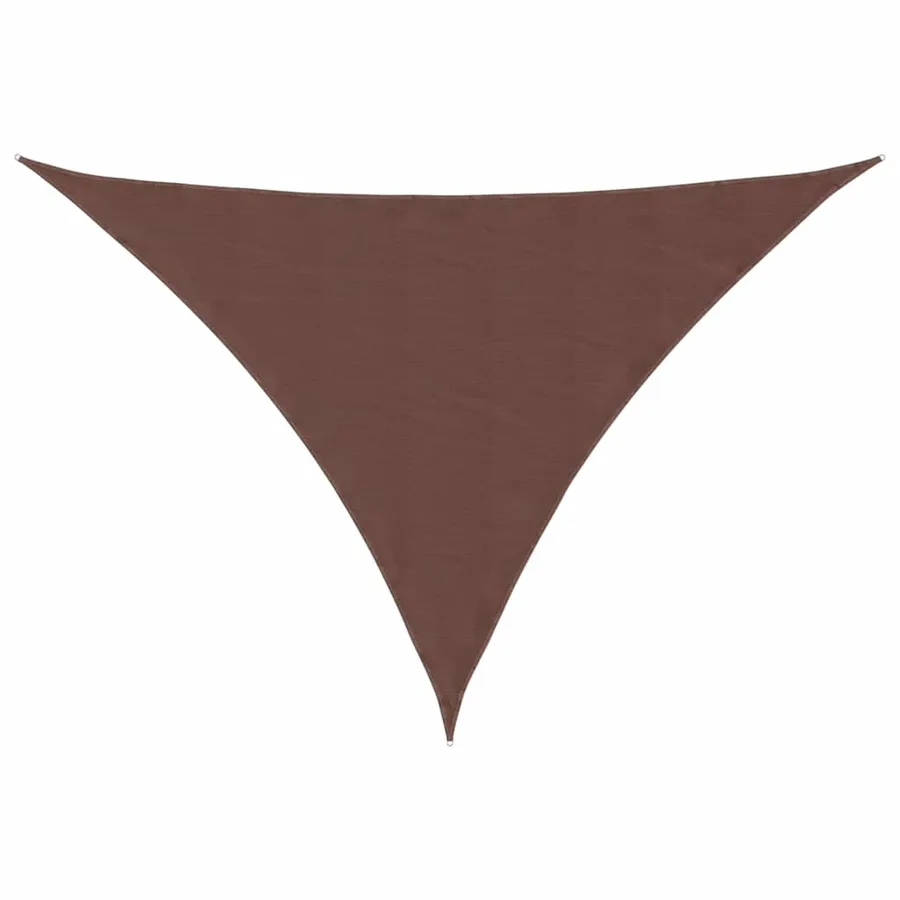 Voile d'ombrage marron 7 x 5 x 5 m 100 % polyester Oxford - 2