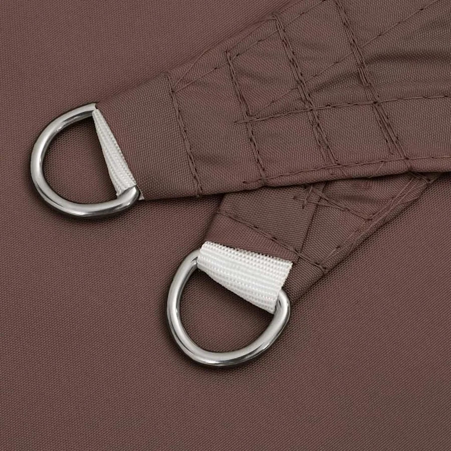 Voile d'ombrage marron 7 x 5 x 5 m 100 % polyester Oxford - 5