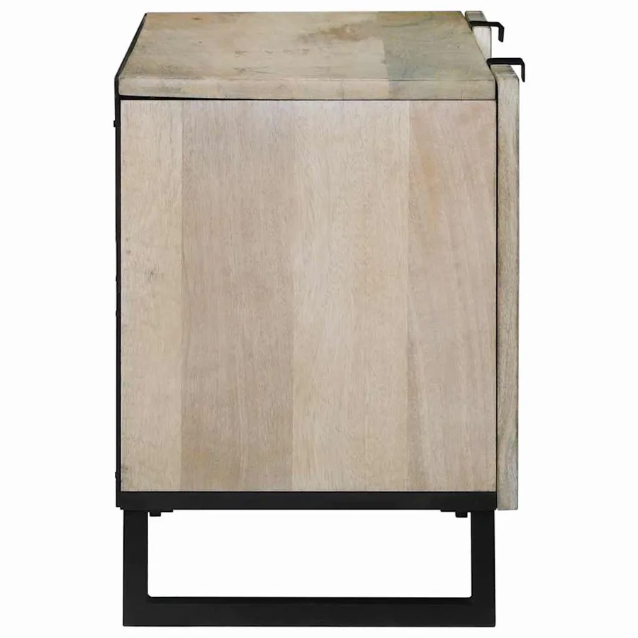 Unites TV avec tiroir Blanc 105 x 33 x 46 cm Bois d'ingénierie - 4