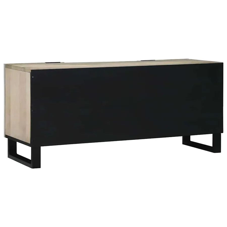 Unites TV avec tiroir Blanc 105 x 33 x 46 cm Bois d'ingénierie - 5