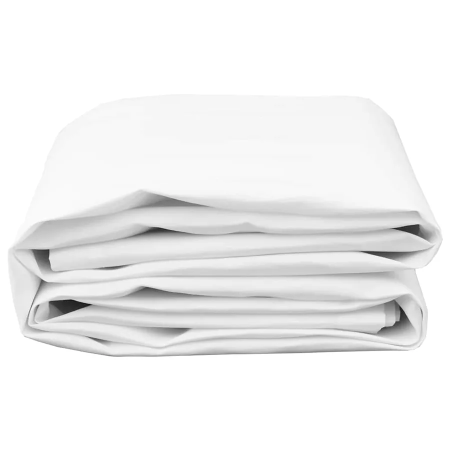 Toile de rechange pour auvent Blanc 1000 x 160 cm Polyester - 3