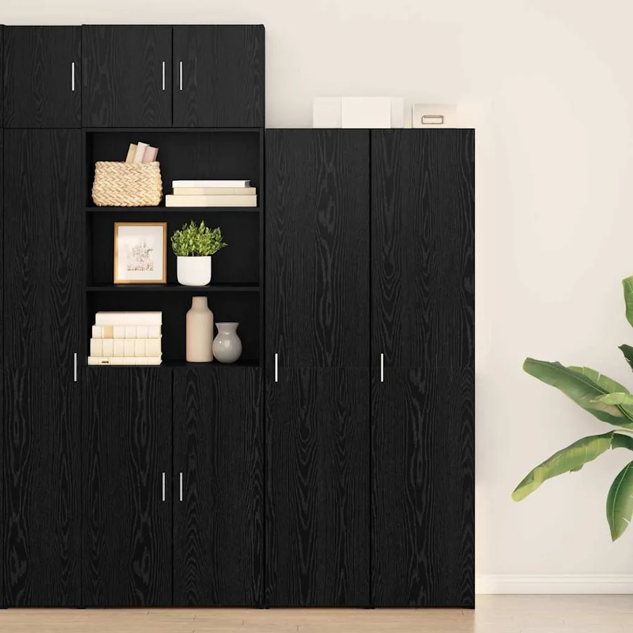 Haut Armoire Chêne noir 40 x 42,5 x 185 cm