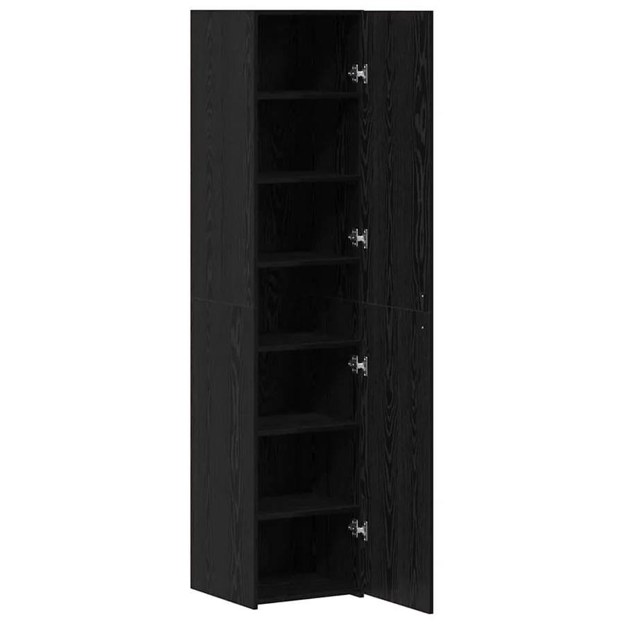 Haut Armoire Chêne noir 40 x 42,5 x 185 cm - 5