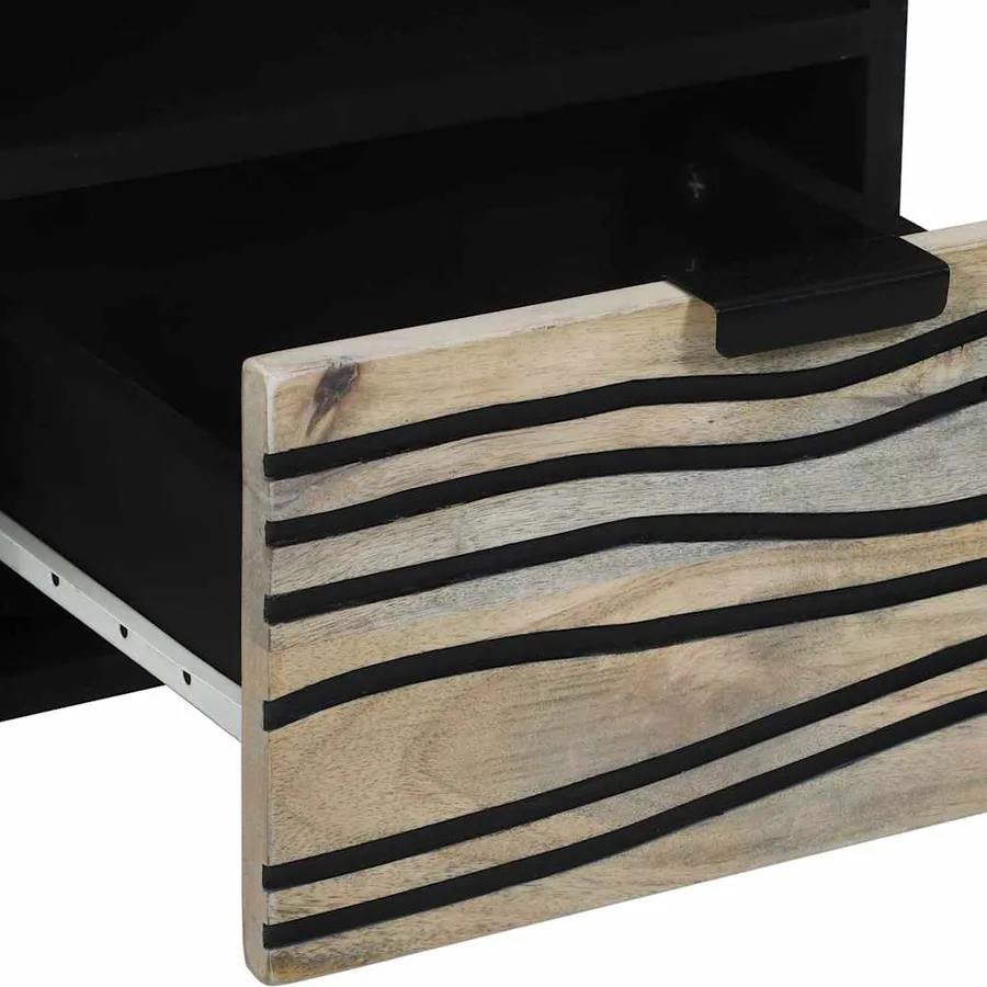 Unites TV avec tiroir Blanc 70 x 33 x 46 cm Bois d'ingénierie - 7
