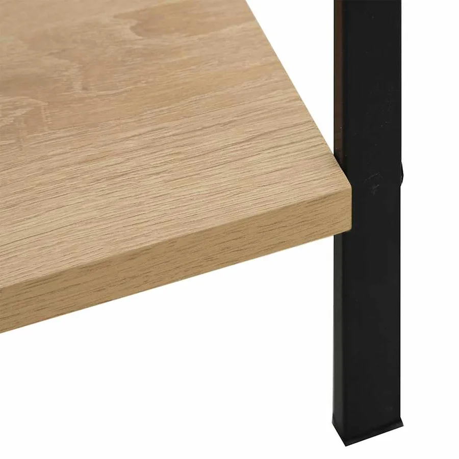Bibliothèque à 5 niveaux chêne 60x27,6x158,5 cm bois ingénierie - 7