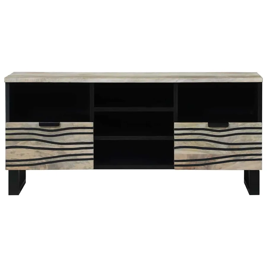 Unites TV avec tiroir Blanc 100 x 33 x 46 cm Bois d'ingénierie - 3