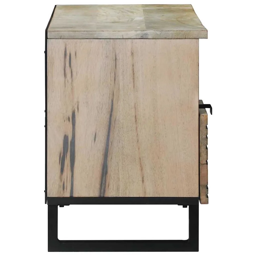 Unites TV avec tiroir Blanc 100 x 33 x 46 cm Bois d'ingénierie - 4
