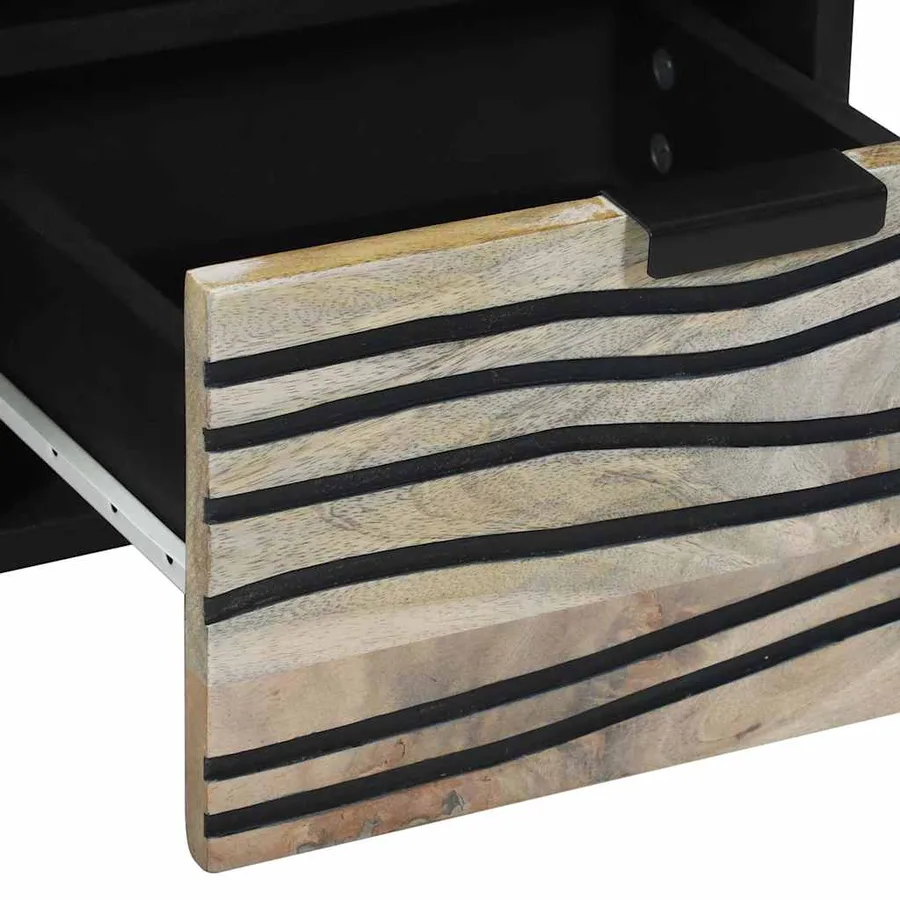 Unites TV avec tiroir Blanc 100 x 33 x 46 cm Bois d'ingénierie - 7