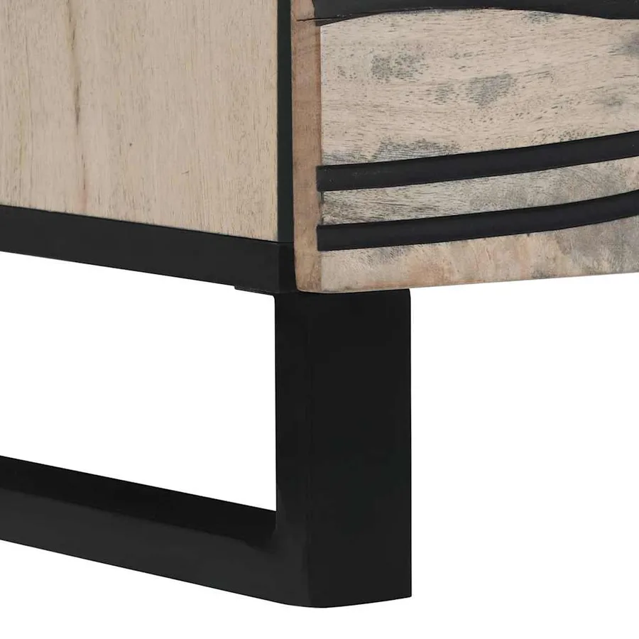 Unites TV avec tiroir Blanc 100 x 33 x 46 cm Bois d'ingénierie - 8