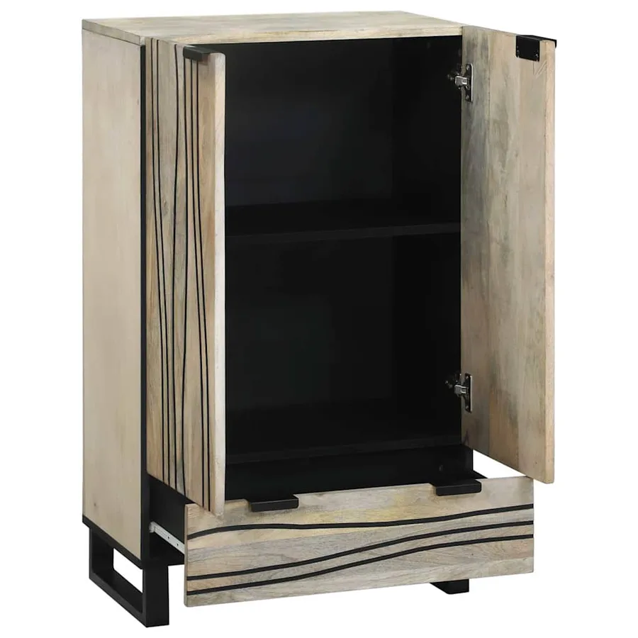 Meubles et étagères de rangement pour médias Blanc et Noir - 2