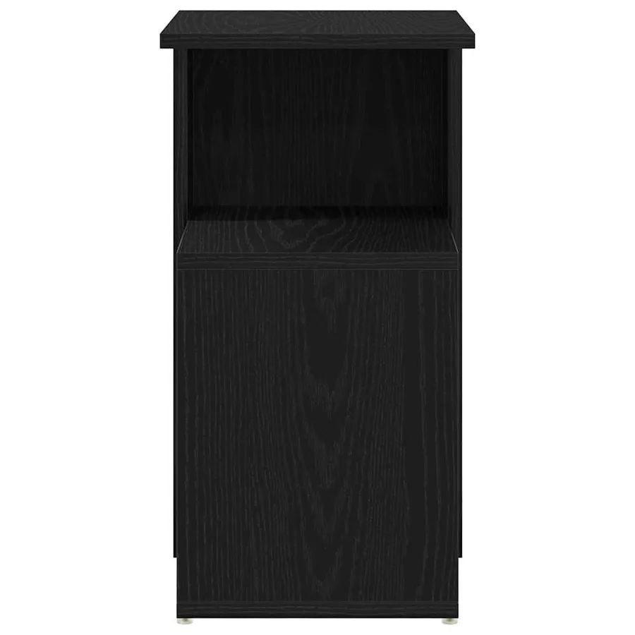 Table d'appoint Chêne noir 36 x 30 x 56 cm Bois d'ingénierie - 7