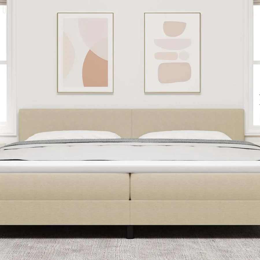 Tête de lit Gris Vert Clair 200 cm Tissu en velours côtelé - 3