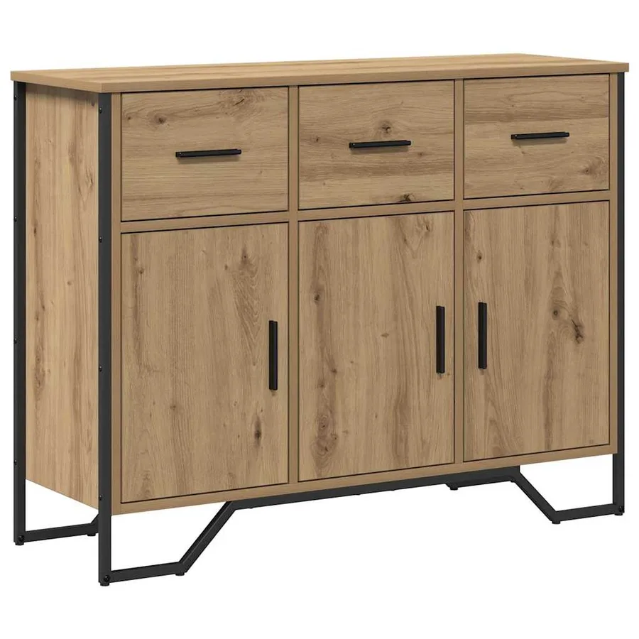 Buffet Chêne artisanal 97 x 32,5 x 74,5 cm - 2