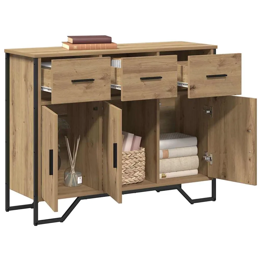 Buffet Chêne artisanal 97 x 32,5 x 74,5 cm - 3