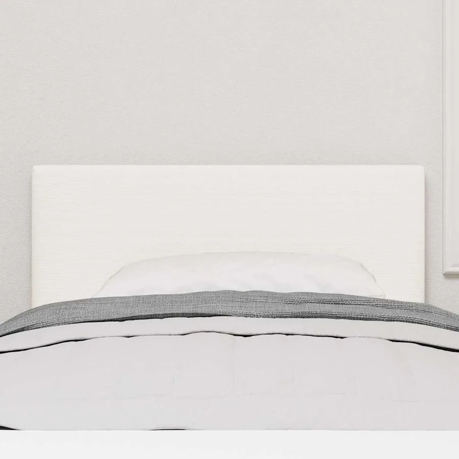 Tête de lit LED Crème 100 cm Tissu en velours côtelé - 3