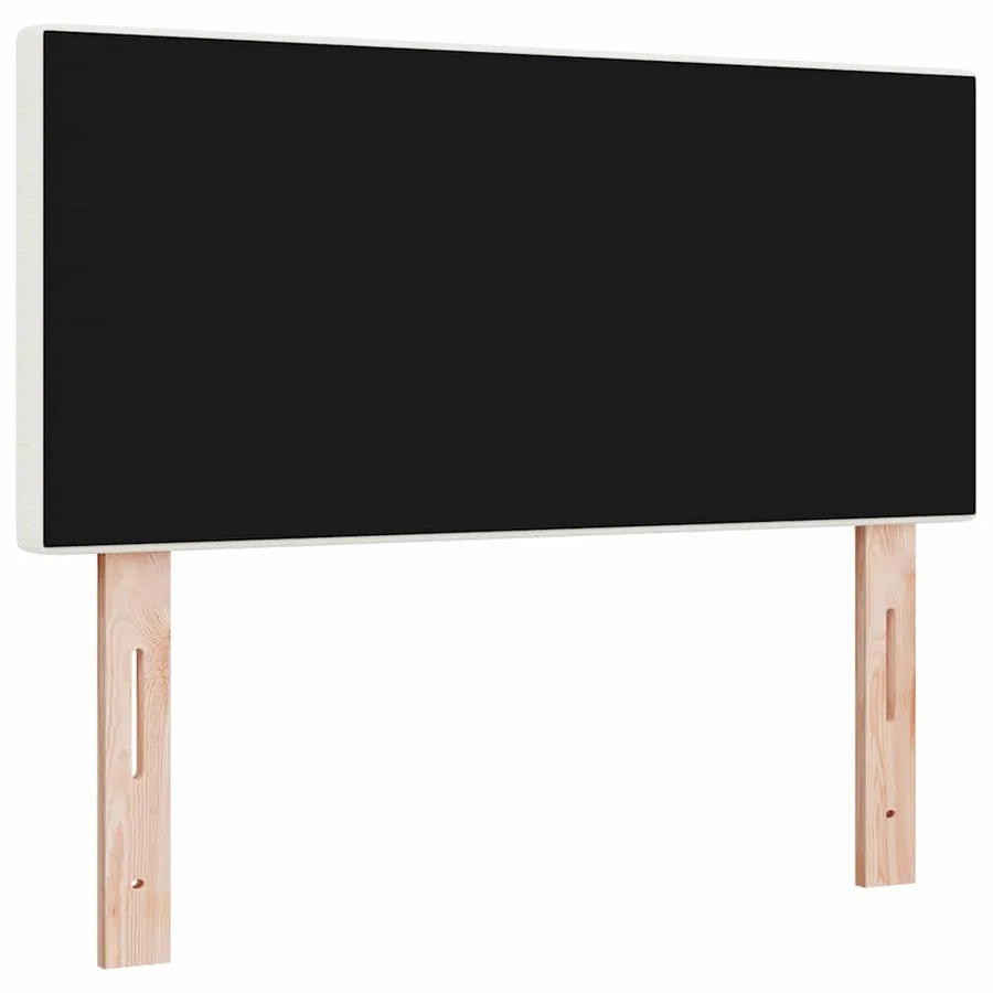Tête de lit LED Crème 100 cm Tissu en velours côtelé - 7