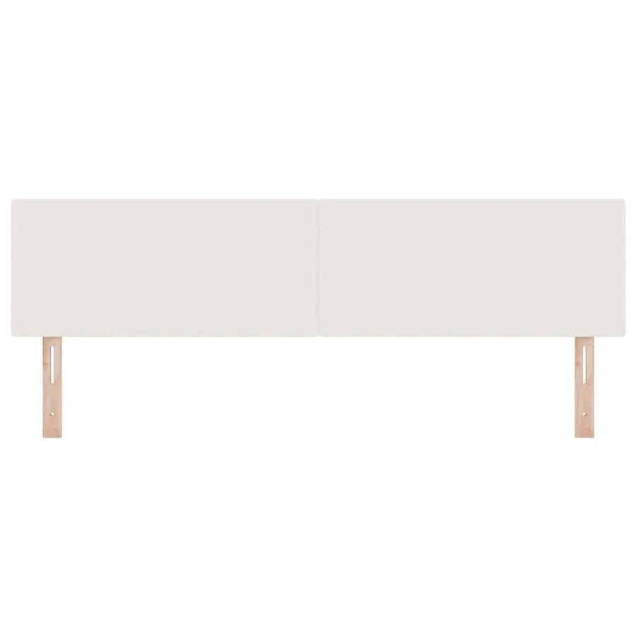 Tête de lit Crème 180 cm Tissu en velours côtelé - 4