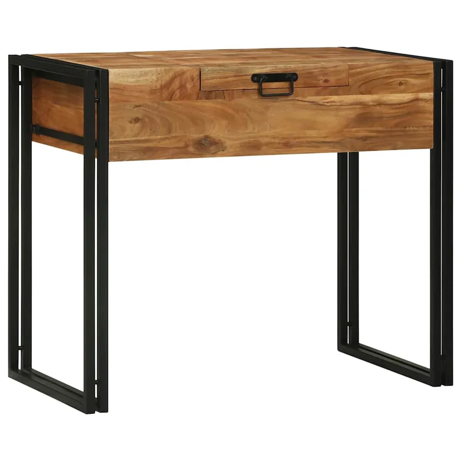 Tables de maquillage pour chambre Marron Bois d'acacia massif - 2