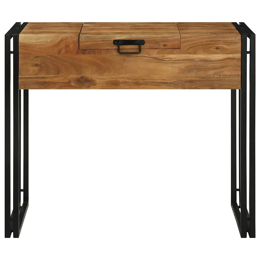 Tables de maquillage pour chambre Marron Bois d'acacia massif - 6