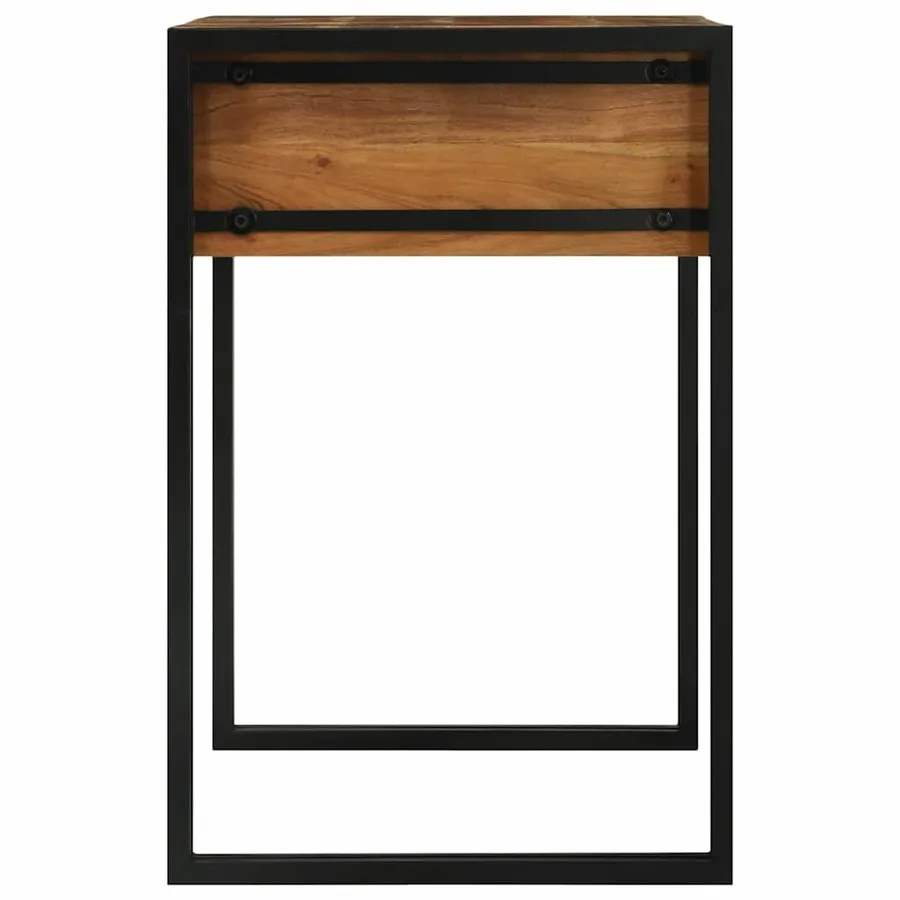 Tables de maquillage pour chambre Marron Bois d'acacia massif - 7