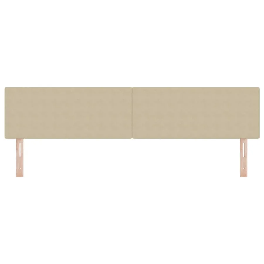 Tête de lit LED Vert gris 200 cm Tissu en velours côtelé - 5
