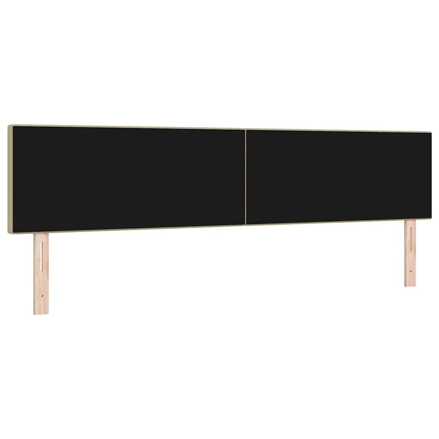 Tête de lit LED Vert gris 200 cm Tissu en velours côtelé - 7